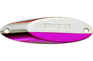 Image of Acme Kastmaster Spoon, 2in 3/8oz, Gold &amp; Neon Red, SW138/GNR