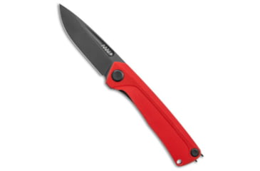 Image of Acta Non Verba Knives Acta Non Verba Knives Z200 Liner Lock Knife Red G-10 3.5" Black DLC, Red, Sleipner, adult, BHQ-119684