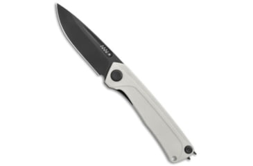 Image of Acta Non Verba Knives Acta Non Verba Knives Z200 Liner Lock Knife White G-10 3.5" Black DLC, White, Bohler N690, adult, BHQ-119685