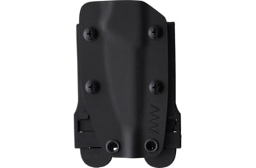 Image of Acta Non Verba Knives P100 Fixed Blade Knife, 3in Black Cerakote Sleipner Tool Steel Blade, Black Cord Wrapped Handle, Kydex Sheath, ANVP100-037