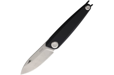 Image of Acta Non Verba Knives Z050 Folder Folding Knife, 2.75 stonewash finish Bohler N690 stainless blade, Black titanium handle, ANVZ050-001