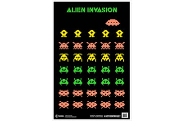 Image of Action Target GS-ALIENIN-100 Action Alien Invasion Hanging Paper 23 X 35 A, GS-ALIENIN-100