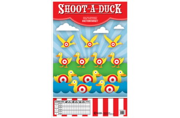 Image of Action Target GS-CARDUCK-100 Action Shoot-A-Duck Hanging Paper 23 X 35 Duc, GS-CARDUCK-100