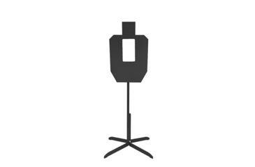 Image of Action Target IPSC A-Zone w/ 3 ft Stand, Black/Green AT-207-3-0