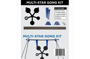 Image of Action Target PT Multi Star Gong Target Kit, Black AT-132