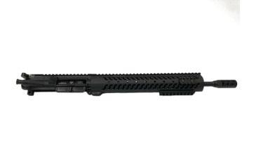 Image of Adams Arms 14.5 in Evo Ultra Lite 5.56 Upper Reciever with Pinned Jet Comp, 12.37 inch, 1/2 in-28 Threads, Chrome, Black Nitride, FGAA-01036