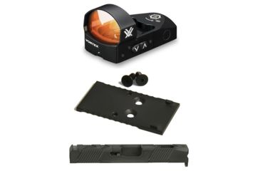 Image of Adams VS19 Glock 19 Slide w/ Vortex Venom 3 MOA and Adapter Plate
