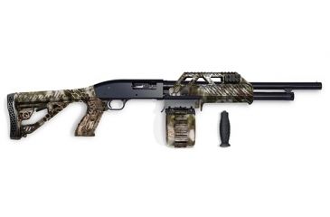 Image of Adaptive Tactical Adjustable Stock w/ 10 Rnd Drum Sidewinder Venom Magazine-fed Shotgun System- Maverick 88 12 Gauge, Kryptek HL, 12ga 10rd Drum, AT-00245