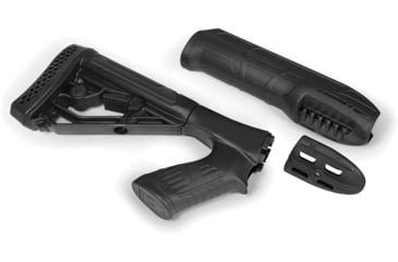 Image of Adaptive Tactical EX Performance Forend And M4-Style Stock for Mossberg Shotguns, Black, AT-02006