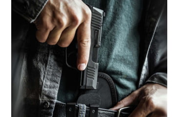 Image of Adaptive Tactical OMNICARRY HOFTAC Holster IWB Black Belt Clip Mount Right Hand, HT01005L