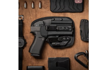 Image of Adaptive Tactical Omnicarry Hoftac, Inside Waistband Holster, Fits 1911/2011, Kydex, Black, Right Hand, HT-01003-R