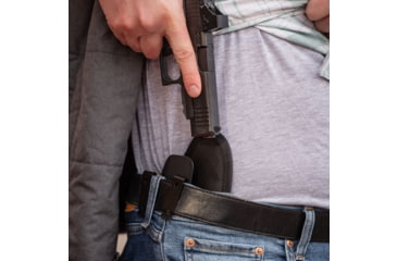 Image of Adaptive Tactical Omnicarry Hoftac, Inside Waistband Holster, Fits 1911/2011, Kydex, Black, Right Hand, HT-01003-R