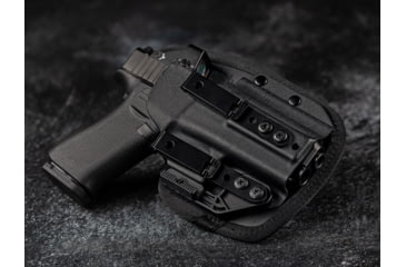 Image of Hoftac Adaptive Tactical Omnicarry Multi-Fit IWB Holster, Right Handed, Black, Compact, HT-01001-R