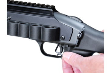 Image of EDEMO Adaptive Tactical Saddle Mount Shell Carrier - Mossberg 500/590/930, 12Ga, Black, AT-06100-M, EDEMO2