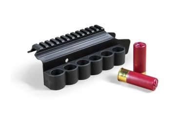Image of Adaptive Tactical Saddle Mount Shell Carrier - Remington 870/1100/1187, 12Ga, Black, AT-06100-R, EDEMO1