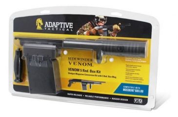 Image of Adaptive Tactical Venom Kit w/5rd Box, for Mossberg 500 Series Shotguns, Black, AT-05000-5RD