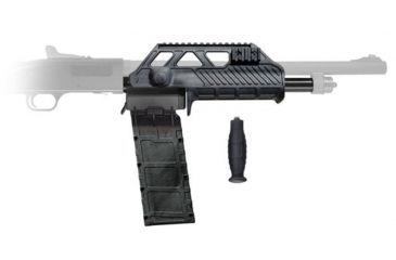 Image of EDEMO Adaptive Tactical Venom Kit w/Wraptor Forend and 10rd Box, for Mossberg 500 Series Shotguns, Black, AT-05200-10RD