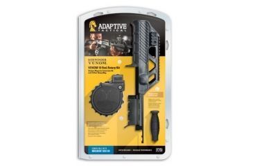 Image of Adaptive Tactical Venom Kit w/Wraptor Forend and 10rd Drum, for Mossberg 500 Series Shotguns, Black, AT-05100-10RD