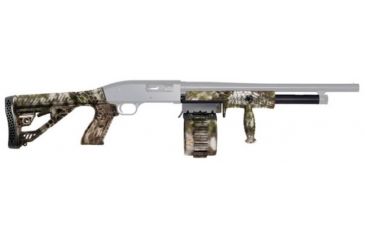 Image of Adaptive Tactical Venom-SE Kit w/ M4 Style Stock and 10rd Drum, for Mossberg 590 Series Shotguns, Kryptek Highlander, AT-03945-10RD