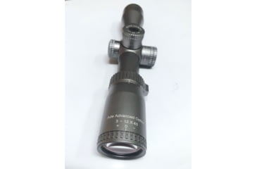 Image of ADE Advanced Optics 3-12x40mm Rifle Scope, 30mm Tube, Second Focal Plane (SFP), Crosshair Reticle, Matte, Titanium, Titanium3-12X40