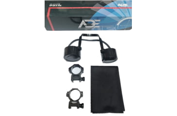 Image of ADE Advanced Optics 3-12x40mm Rifle Scope, 30mm Tube, Second Focal Plane (SFP), Crosshair Reticle, Matte, Titanium, Titanium3-12X40