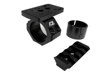 Image of ADE Advanced Optics 30mm/1in Piggyback Universal Fit Red Dot Riflescope Ring, Black, HM9