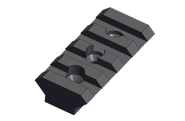 Image of ADE Advanced Optics 30mm/1in Piggyback Universal Fit Red Dot Riflescope Ring, Black, HM9