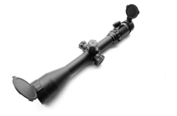 Image of ADE Advanced Optics 6-25x56mm Long Range Rifle Scope w/ Illuminated Reticle, 35mm Tube, Glass Etched Mildot Bar Reticle, Matte, Black, 6-25X56SFIR