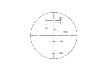 Image of ADE Advanced Optics 6-25x56mm Long Range Rifle Scope w/ Illuminated Reticle, 35mm Tube, Glass Etched Mildot Bar Reticle, Matte, Black, 6-25X56SFIR