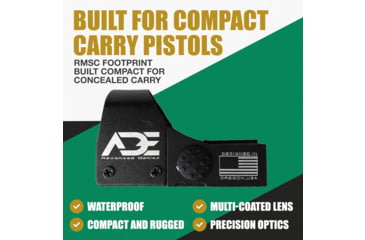 Image of ADE Advanced Optics RD3-009 1x Reflex Red Dot Sight