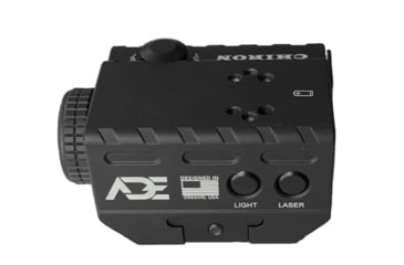 Image of ADE Advanced Optics CHIRON Mini Green Laser/Flashlight Sight, Trijcon RMR, Holosun 407k/507K, Vortex Venom, Burris Fastfire, Black, LS012G