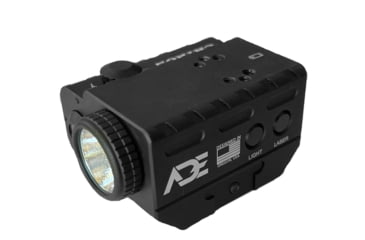 Image of ADE Advanced Optics CHIRON Mini Green Laser/Flashlight Sight, Trijcon RMR, Holosun 407k/507K, Vortex Venom, Burris Fastfire, Black, LS012G