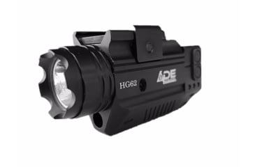 Image of ADE Advanced Optics Crusader Series Compact Green Laser Strobe Flashlight Sight, Black, HG62