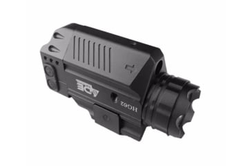 Image of ADE Advanced Optics Crusader Series Compact Green Laser Strobe Flashlight Sight, Black, HG62