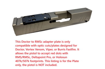 Image of ADE Advanced Optics Doctor to RMSc Converter Adapter Plate, Black, HM15