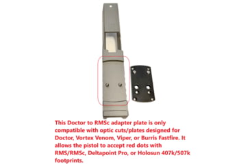 Image of ADE Advanced Optics Doctor to RMSc Converter Adapter Plate, Black, HM15