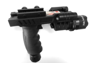 Image of ADE Advanced Optics Dual Strobe Flashlight w/ Blue Laser Combo Sight, Black, HG23