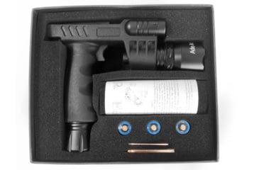 Image of ADE Advanced Optics Dual Strobe Flashlight w/ Blue Laser Combo Sight, Black, HG23