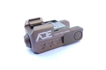Image of ADE Advanced Optics HG54R Rechargeable Universal Laser Sight, Green Laser, Springfield Hellcat OSP/PRO, FDE, HG54 Recharge FDE