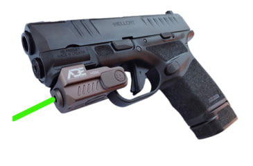 Image of ADE Advanced Optics HG54R Rechargeable Universal Laser Sight, Green Laser, Springfield Hellcat OSP/PRO, FDE, HG54 Recharge FDE