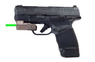 Image of ADE Advanced Optics HG54R Rechargeable Universal Laser Sight, Green Laser, Springfield Hellcat OSP/PRO, FDE, HG54 Recharge FDE