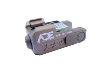 Image of ADE Advanced Optics HG54R Rechargeable Universal Laser Sight, Red Laser, Springfield Hellcat OSP/PRO, FDE, HR54 Recharge FDE