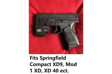 Image of ADE Advanced Optics HG55-2 Green Laser Flashlight Sight, SW SD9VE, Ruger Security 9, HK P2000sk, Canik tp9sf, Springfield XD, Black, HG55