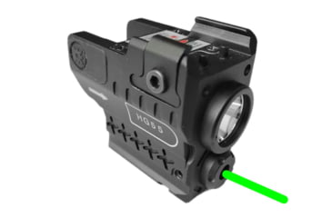Image of ADE Advanced Optics HG55-2 Green Laser Flashlight Sight, SW SD9VE, Ruger Security 9, HK P2000sk, Canik tp9sf, Springfield XD, Black, HG55