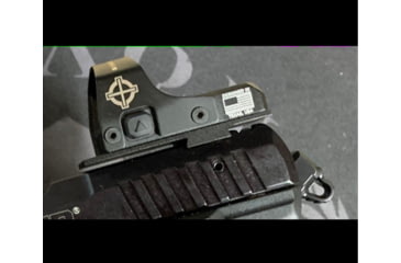 Image of ADE Advanced Optics Mini Red Dot Sight Mount Base, Ruger SR22 Pistols, Black, Ruger SR22 Plate