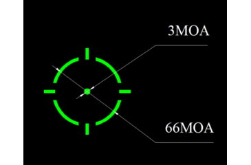Image of ADE Advanced Optics NUWA PRO Motion Awake Ultra Micro Green Dot Sight, Green Reticle, Black, RD3-021 Pro