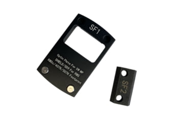 Image of ADE Advanced Optics Optic Mounting Plate/Smith &amp; Wesson Shield/MP2.0/Spike/Nuwa, Shield RMSc/RMS/Sig Romeo Zero/Holosun HS407K/HS507K, Black, SF1