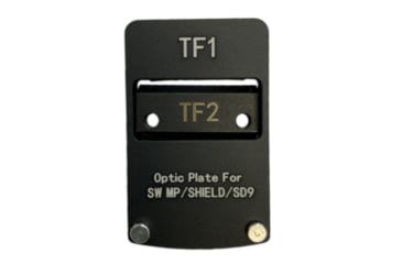 Image of ADE Advanced Optics Optic Mounting Plate, Smith &amp; Wesson Shield Pistol/Trijicon RMR/SRO, Stingray/Holosun HS407C, Black, TF1