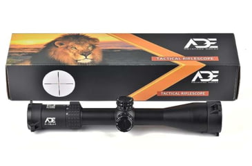 Image of ADE Advanced Optics ProZoom 4-16x44mm Rifle Scope, 30mm Tube, Second Focal Plane, Mil Dot Reticle, Black, 4-16X44