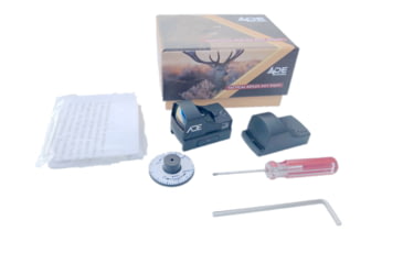 Image of ADE Advanced Optics RD3-002 Tactical Micro Compact Reflex Red Dot Sight, 2 MOA, Black, RD3-002